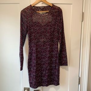 Express long sleeve dress